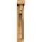 Ekena Millwork Merced Block Rough Sawn Bracket w/ Offset Brace, Western Red Cedar, 4"W x 18"D x 22"H BKT0402X18X22MRC05RWR - alternate 4